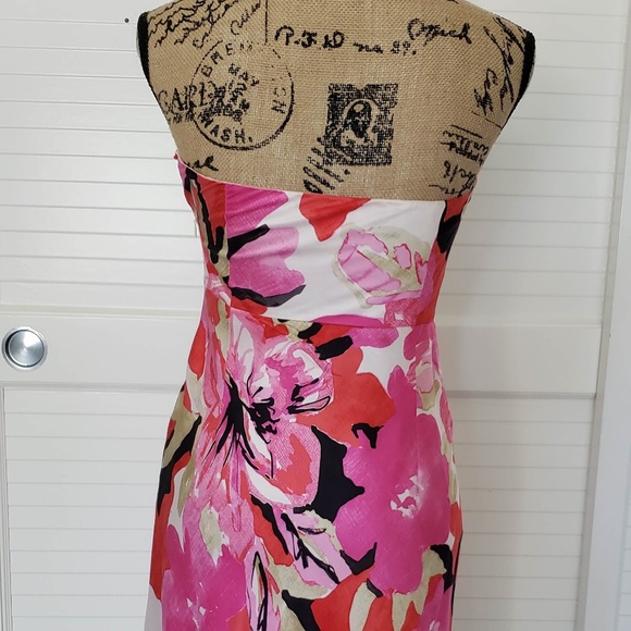 Like New Banana Republic Strapless Floral Dress-Local Pickup Offer Vancouver WA - Picture 5 of 8